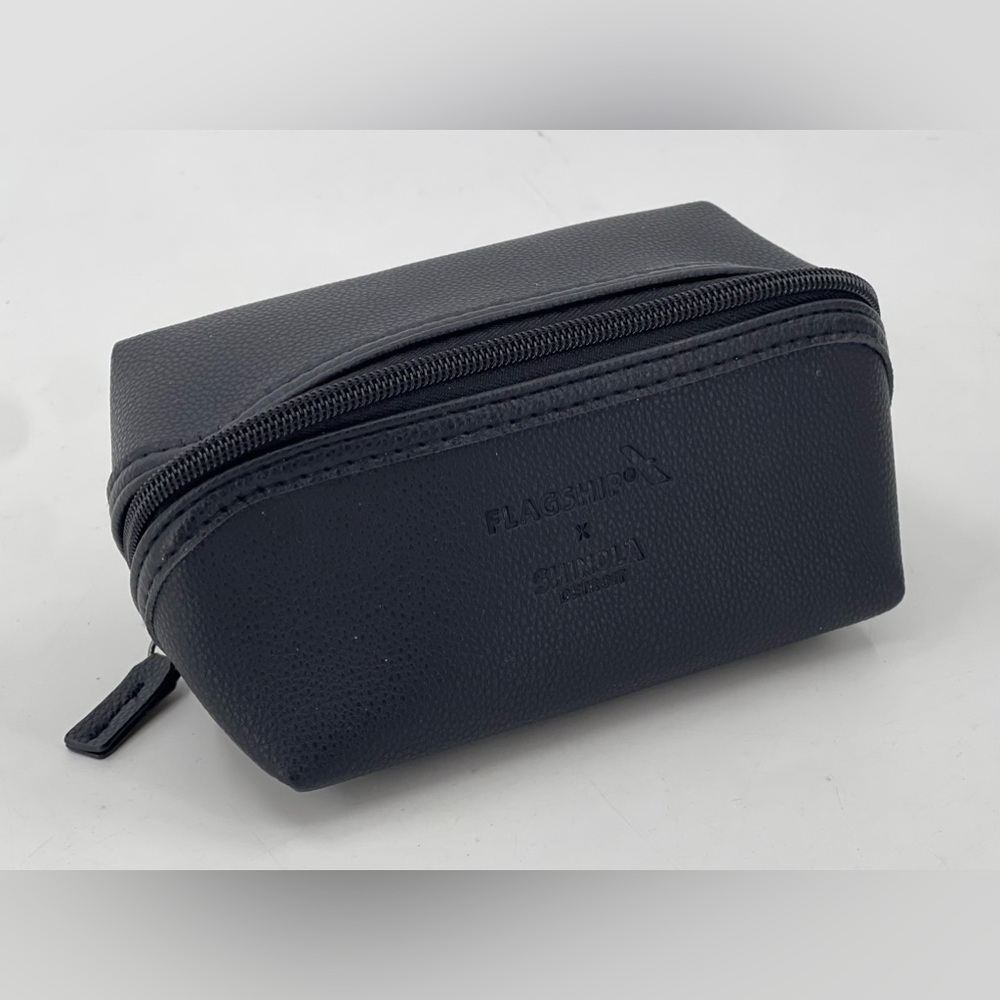 American Airlines Flagship by SHINOLA DETROIT Black Amenity Kit Bag Black EMPTY‎